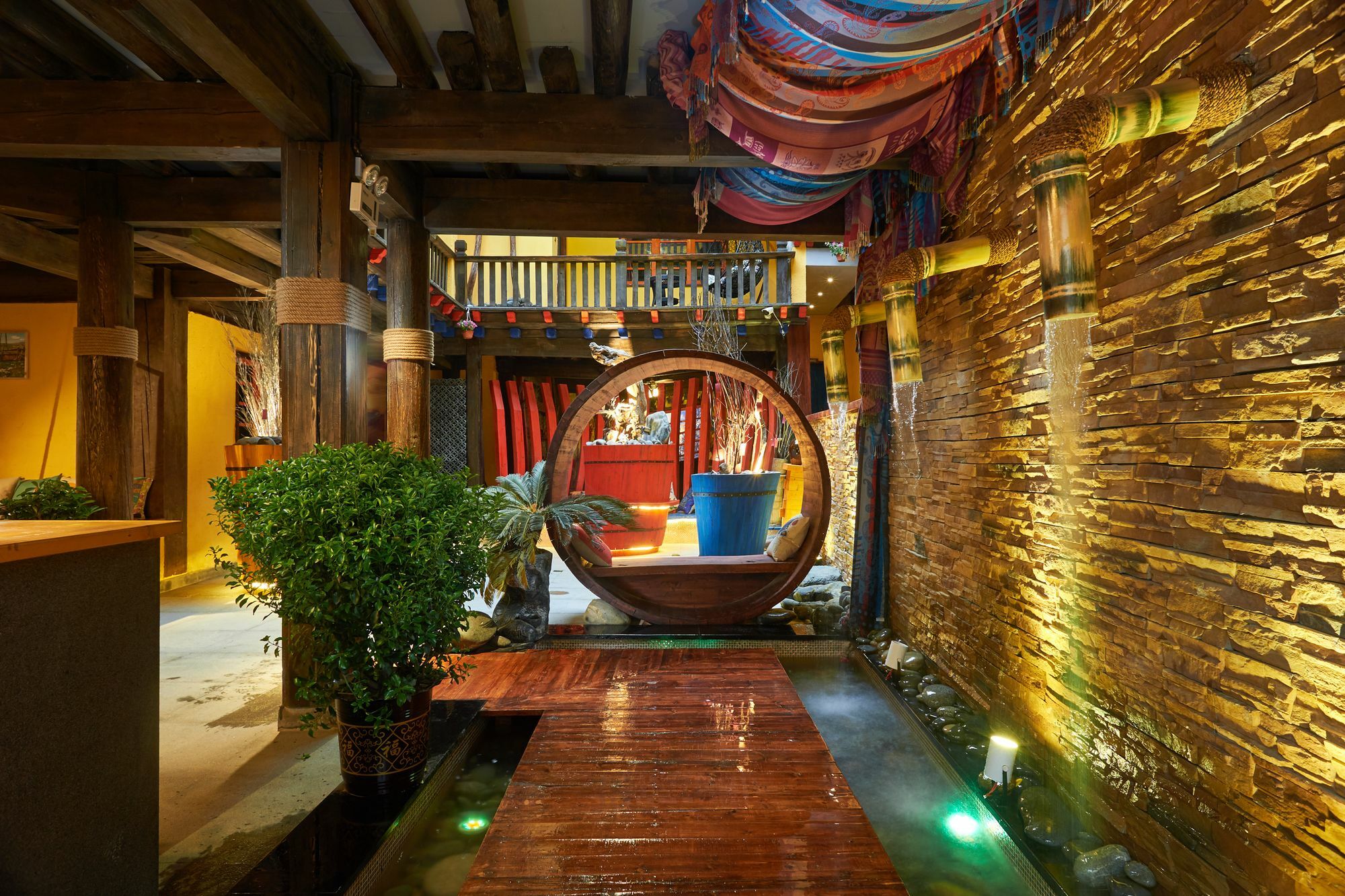 Jiumi Snow Mountain Original Art Hotel Шангри-Ла Экстерьер фото